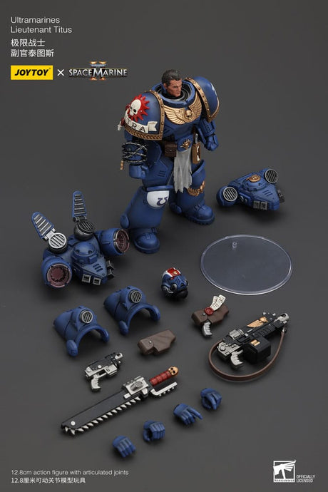 Warhammer 40k Uitramarines Lieutenant Titus 13 cm 1/18 Action Figure