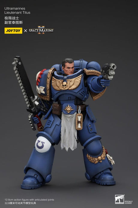 Warhammer 40k Uitramarines Lieutenant Titus 13 cm 1/18 Action Figure