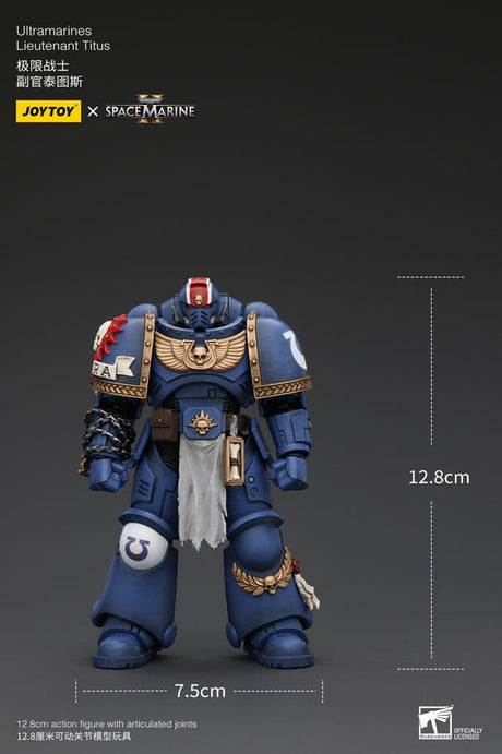 Warhammer 40k Uitramarines Lieutenant Titus 13 cm 1/18 Action Figure