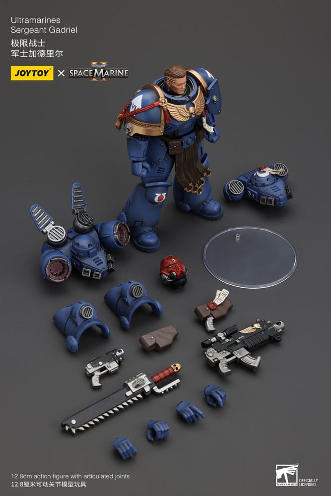 Warhammer 40k Uitramarines Sergeant Gadriel 13 cm 1/18 Action Figure