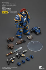 Warhammer The Horus Heresy Ultramarines Legion MKIII Tactical Squad Sergeant with Power Sword 20 cm 1/18 Action Figure