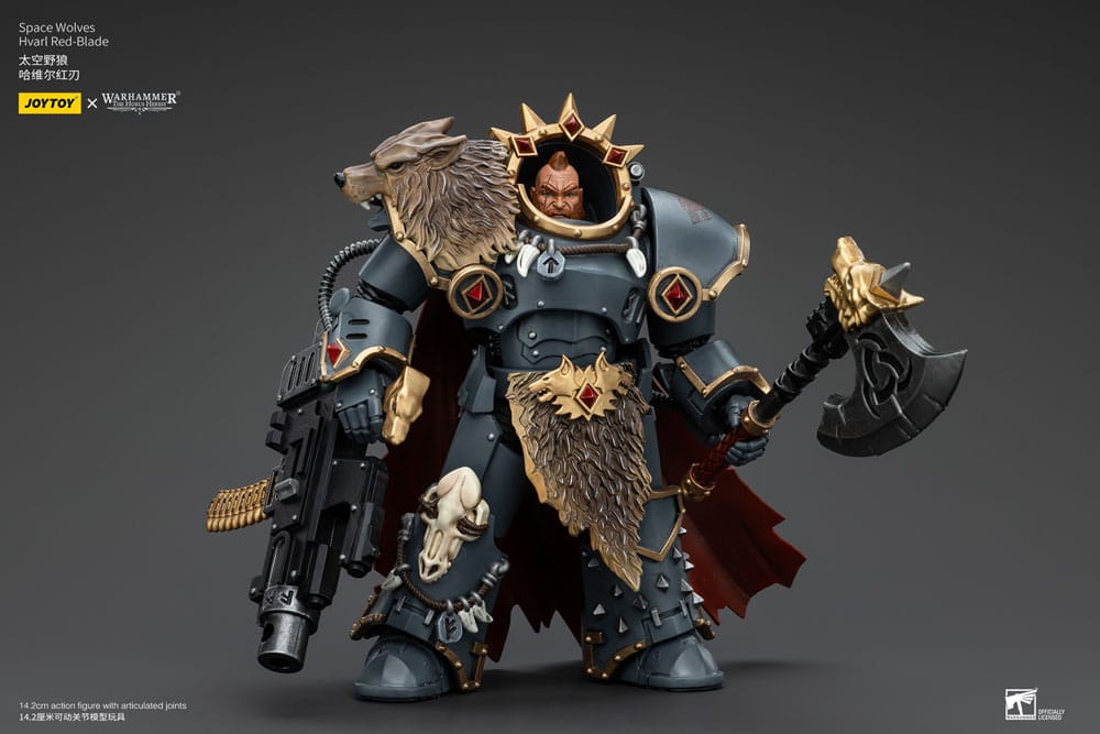 Warhammer The Horus Heresy Space Wolves Hvarl Red-Blade 14 cm 1/18 Action Figure