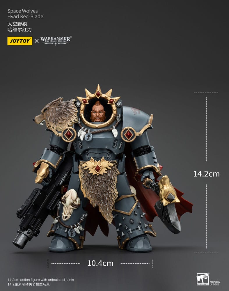 Warhammer The Horus Heresy Space Wolves Hvarl Red-Blade 14 cm 1/18 Action Figure