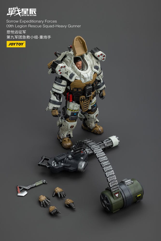 Battle For the Stars Sorrow Expeditionary Forces 09th Legion Rescue Squad-Heavy Gunner 16 cm Action Figure