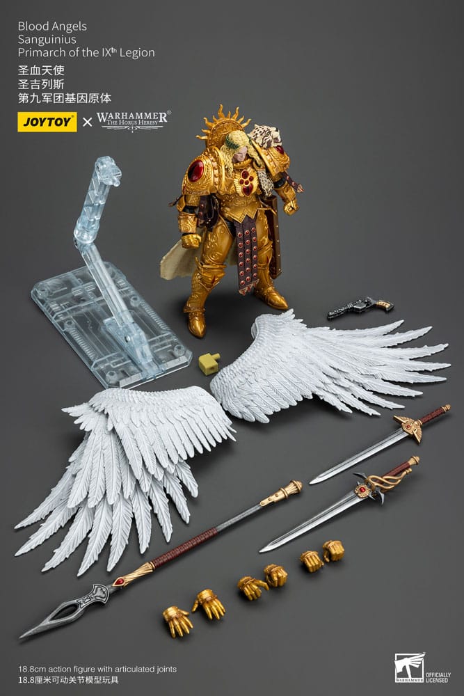 Warhammer The Horus Heresy Blood Angels Sanguinius Primarch of the IXth Legion 19 cm 1/18 Action Figure