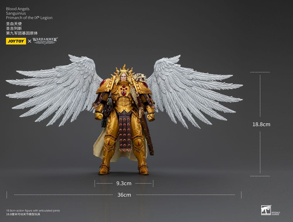 Warhammer The Horus Heresy Blood Angels Sanguinius Primarch of the IXth Legion 19 cm 1/18 Action Figure