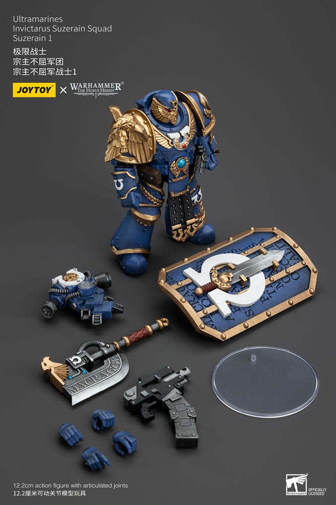 Warhammer The Horus Heresy Ultramarines Invictarus Suzerain Squad Suzerain 1 12 cm 1/18 Action Figure