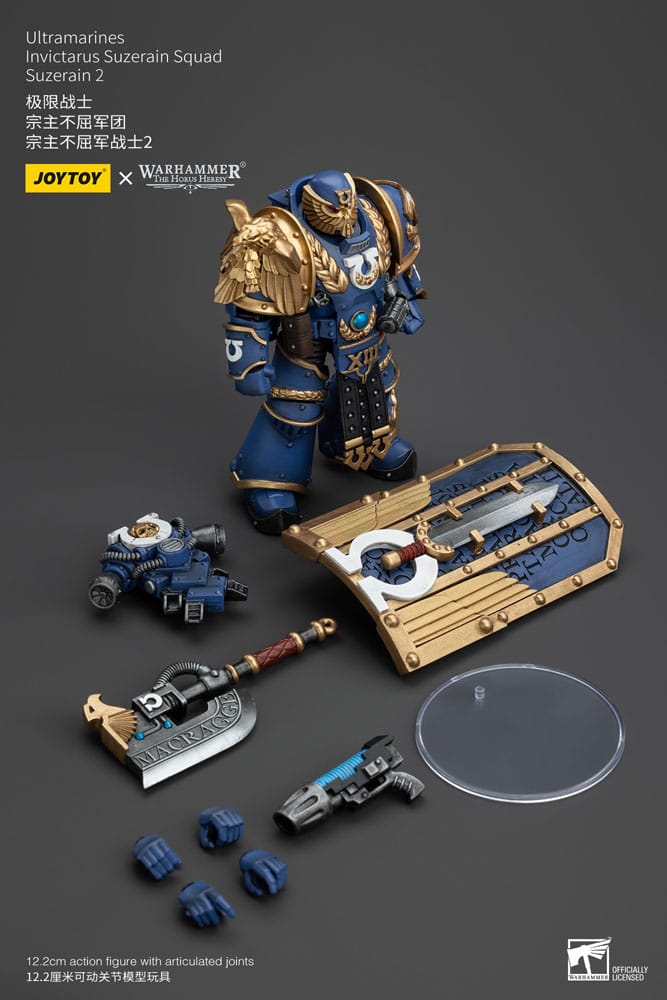 Warhammer The Horus Heresy Ultramarines Invictarus Suzerain Squad Suzerain 2 12 cm 1/18 Action Figure