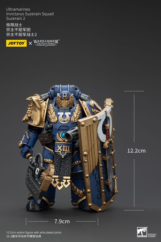 Warhammer The Horus Heresy Ultramarines Invictarus Suzerain Squad Suzerain 2 12 cm 1/18 Action Figure