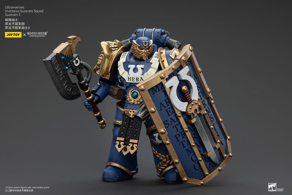 Warhammer The Horus Heresy Ultramarines Invictarus Suzerain Squad Suzerain 3 12 cm 1/18 Action Figure