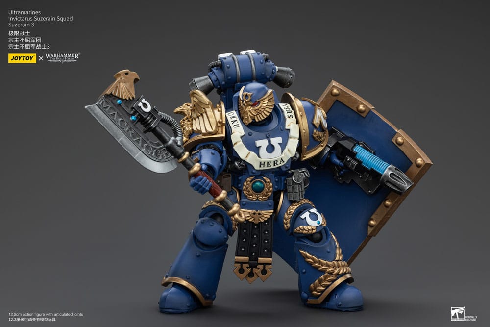 Warhammer The Horus Heresy Ultramarines Invictarus Suzerain Squad Suzerain 3 12 cm 1/18 Action Figure