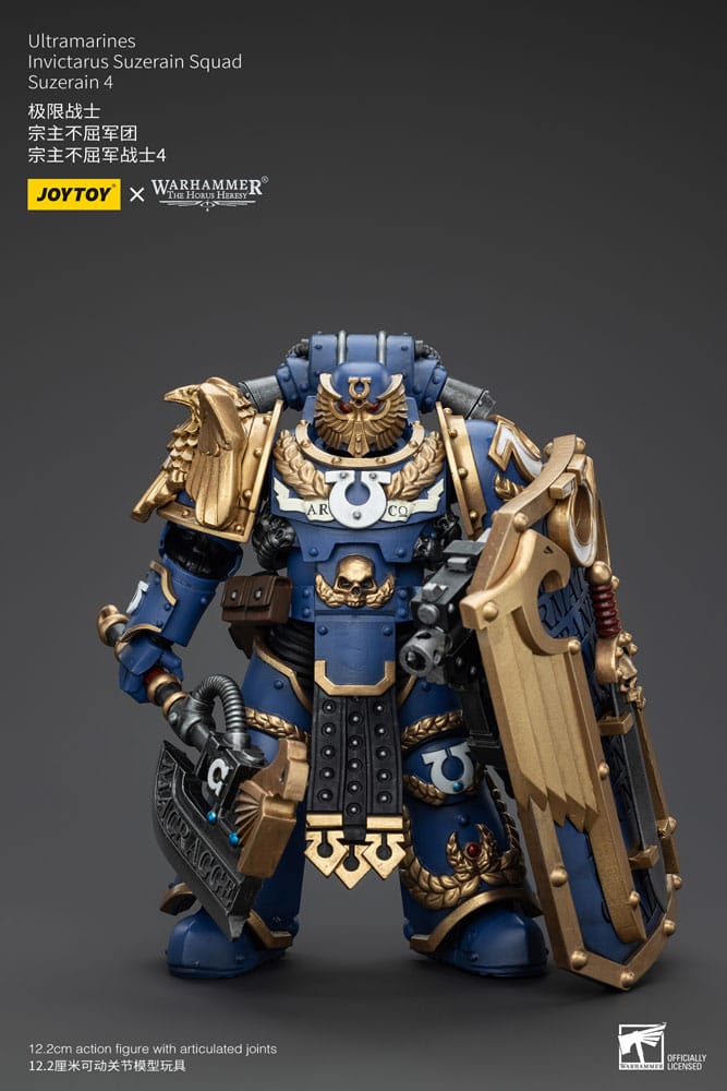 Warhammer The Horus Heresy Ultramarines Invictarus Suzerain Squad Suzerain 4 12 cm 1/18 Action Figure
