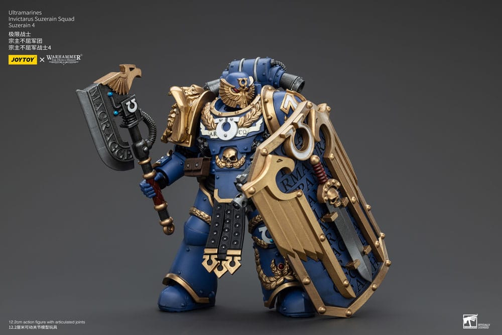 Warhammer The Horus Heresy Ultramarines Invictarus Suzerain Squad Suzerain 4 12 cm 1/18 Action Figure