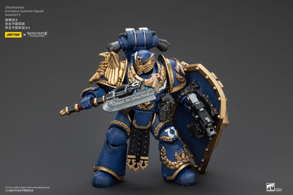 Warhammer The Horus Heresy Ultramarines Invictarus Suzerain Squad Suzerain 4 12 cm 1/18 Action Figure
