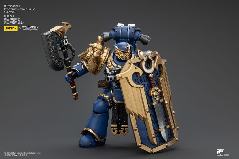 Warhammer The Horus Heresy Ultramarines Invictarus Suzerain Squad Suzerain 4 12 cm 1/18 Action Figure