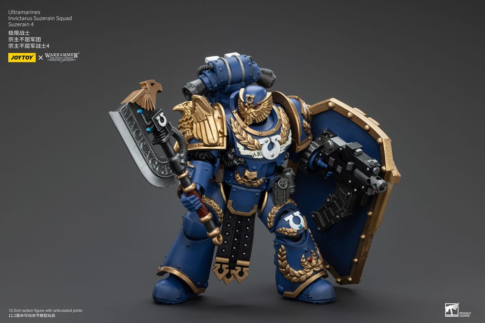 Warhammer The Horus Heresy Ultramarines Invictarus Suzerain Squad Suzerain 4 12 cm 1/18 Action Figure