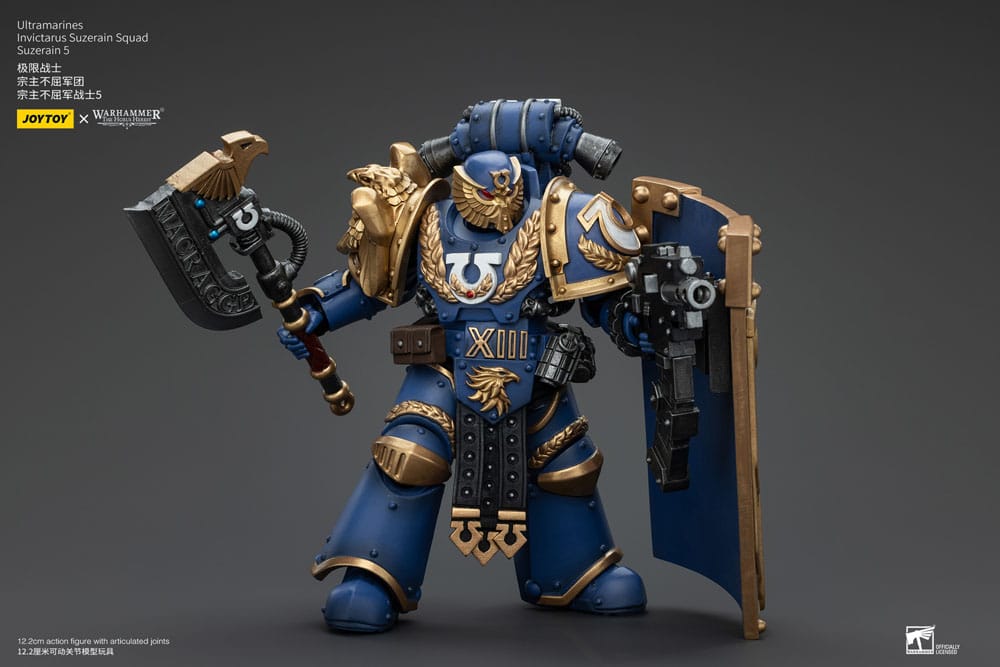 Warhammer The Horus Heresy Ultramarines Invictarus Suzerain Squad Suzerain 5 12 cm 1/18 Action Figure