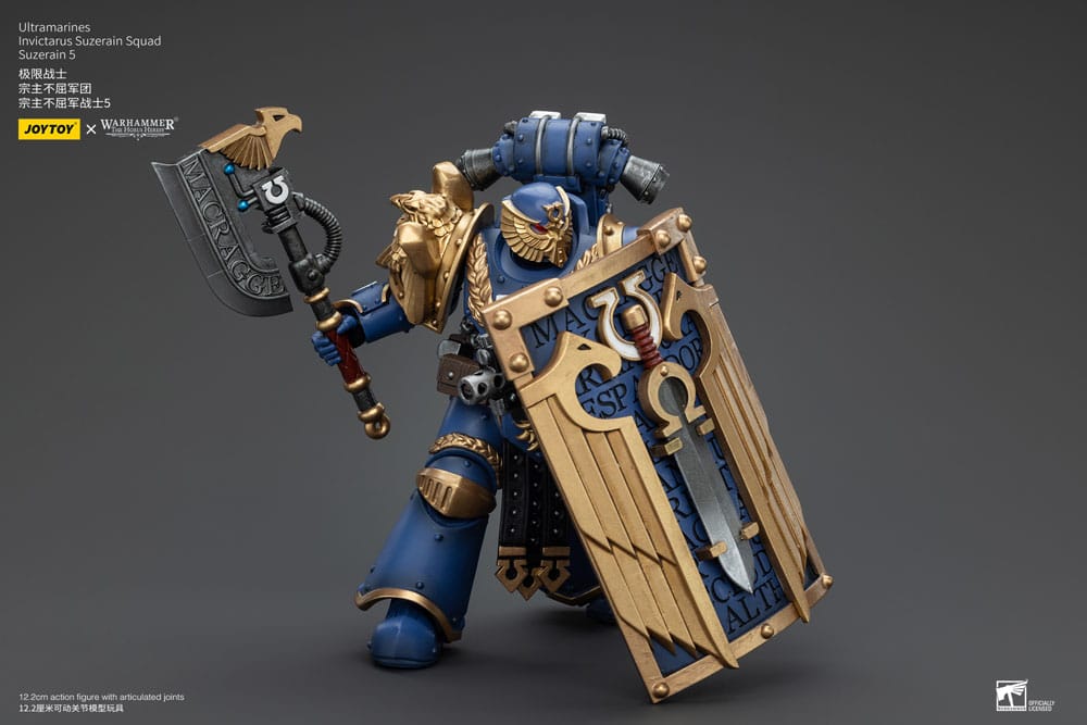 Warhammer The Horus Heresy Ultramarines Invictarus Suzerain Squad Suzerain 5 12 cm 1/18 Action Figure