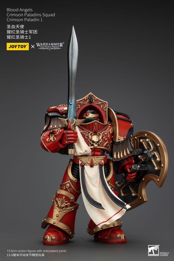 Warhammer The Horus Heresy Blood Angels Crimson Paladins Squad Crimson Paladin 1 14 cm 1/8 Action Figure