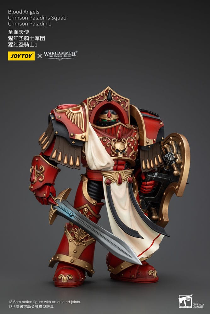Warhammer The Horus Heresy Blood Angels Crimson Paladins Squad Crimson Paladin 1 14 cm 1/8 Action Figure