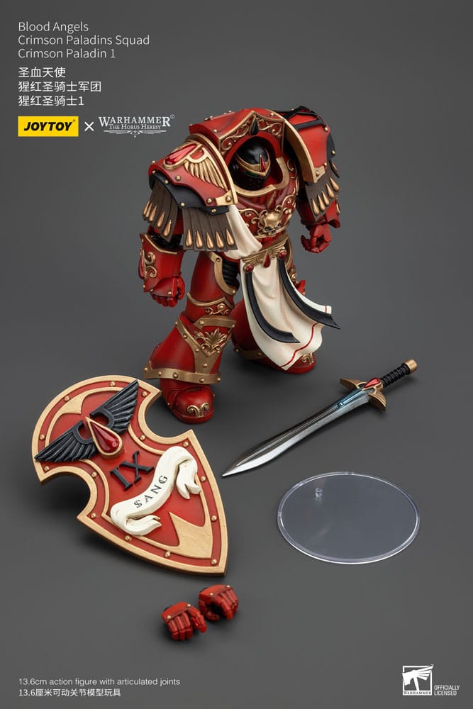 Warhammer The Horus Heresy Blood Angels Crimson Paladins Squad Crimson Paladin 1 14 cm 1/8 Action Figure