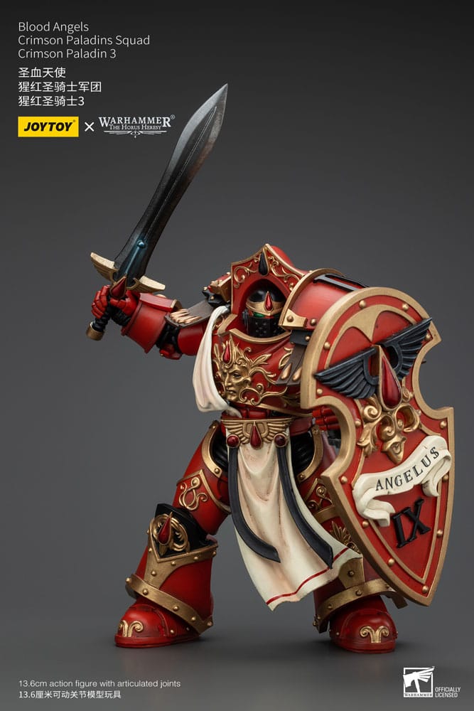 Warhammer The Horus Heresy Blood Angels Crimson Paladins Squad Crimson Paladin 3 14 cm 1/8 Action Figure