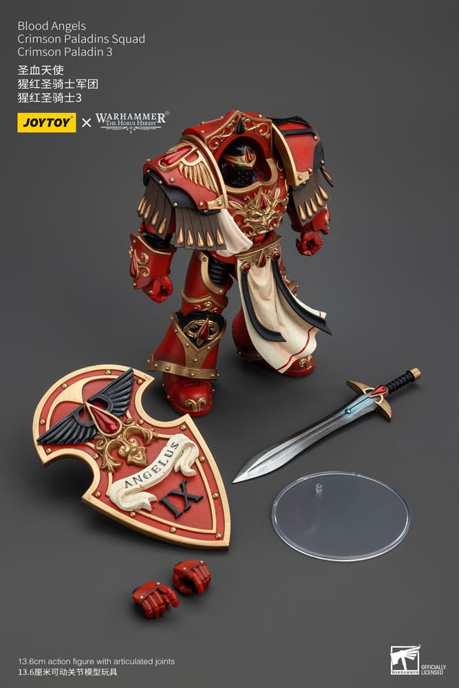 Warhammer The Horus Heresy Blood Angels Crimson Paladins Squad Crimson Paladin 3 14 cm 1/8 Action Figure
