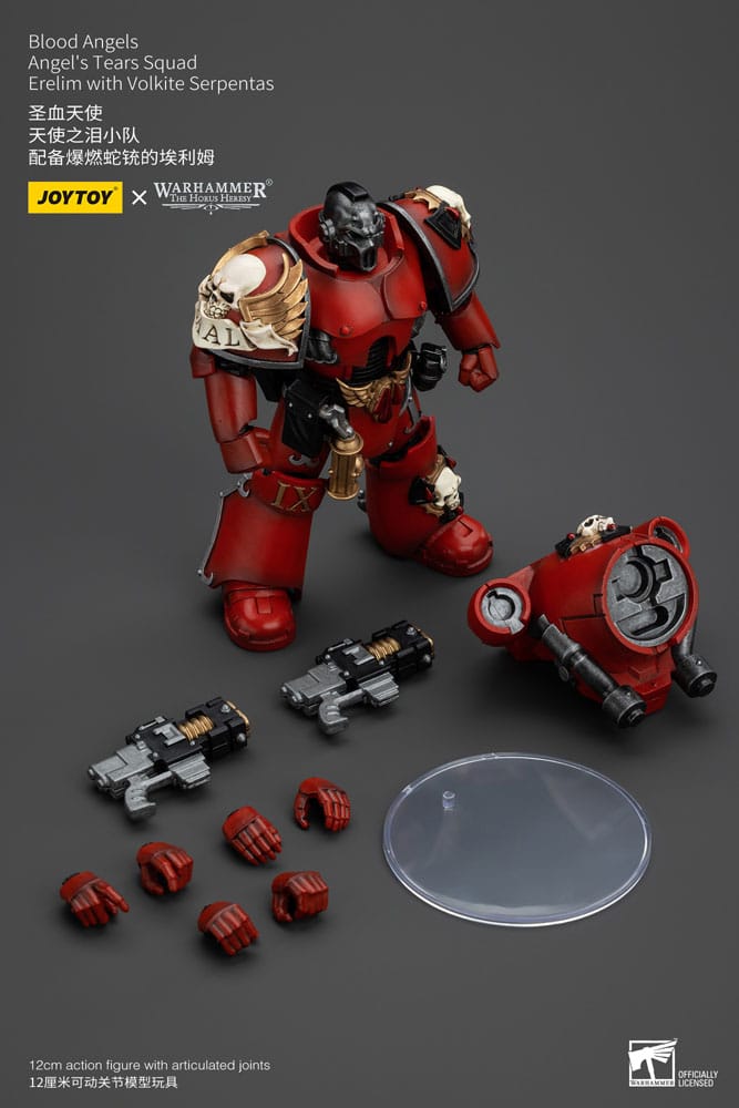 Warhammer The Horus Heresy Blood Angels Angel's Tears Squad Erelim with Volkite Serpentas 12 cm 1/18 Action Figure