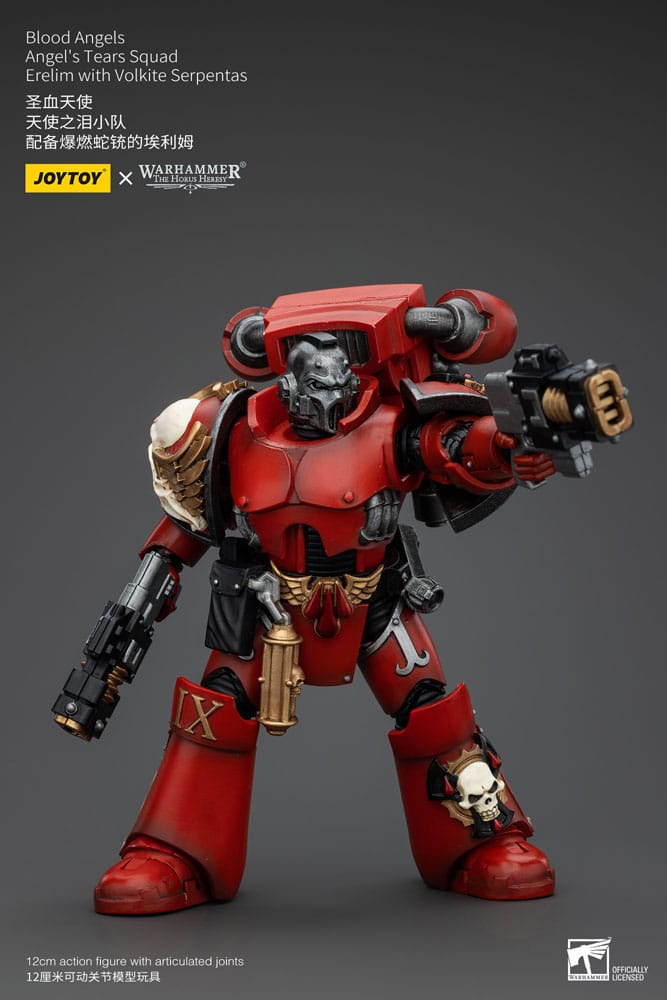 Warhammer The Horus Heresy Blood Angels Angel's Tears Squad Erelim with Volkite Serpentas 12 cm 1/18 Action Figure