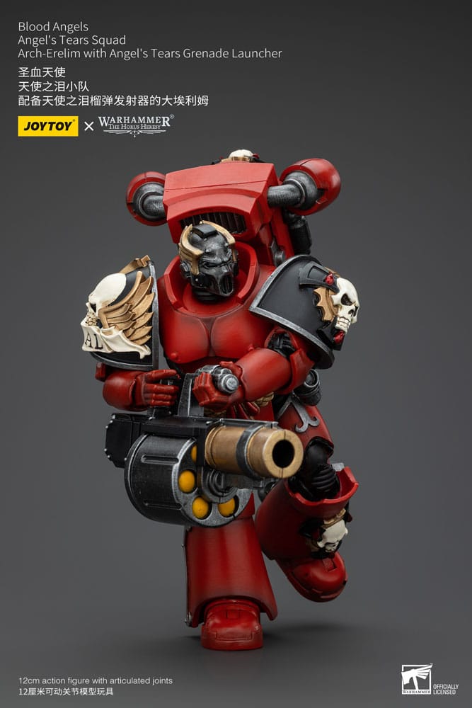 Warhammer The Horus Heresy Blood Angels Angel's Tears Squad Arch-Erelim with Angel's Tears Grenade Launcher 12 cm 1/18 Action Figure