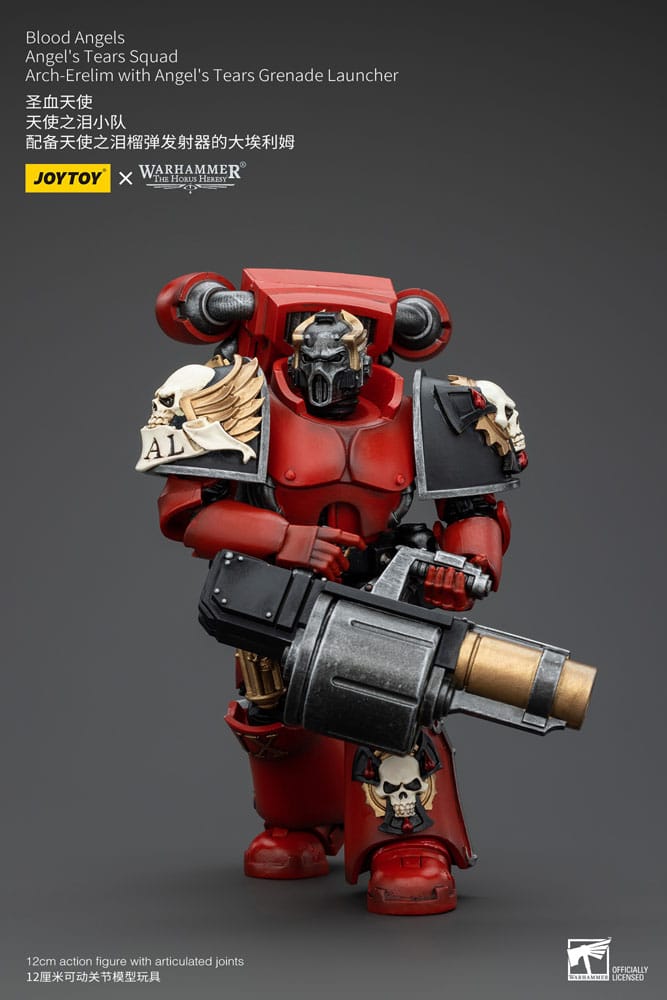 Warhammer The Horus Heresy Blood Angels Angel's Tears Squad Arch-Erelim with Angel's Tears Grenade Launcher 12 cm 1/18 Action Figure