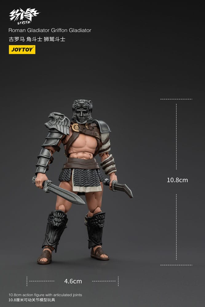 Strife Roman Gladiator Griffon Gladiator 11 cm 1/18 Action Figure