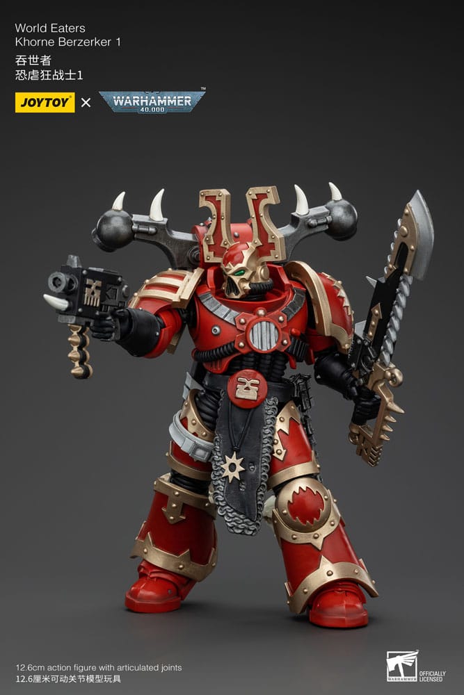 Warhammer 40k World Eaters Khorne Berzerker 1 13 cm 1/18 Action Figure