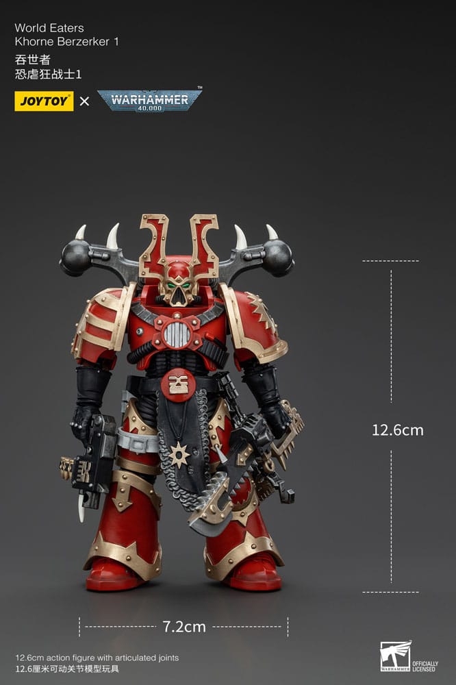 Warhammer 40k World Eaters Khorne Berzerker 1 13 cm 1/18 Action Figure