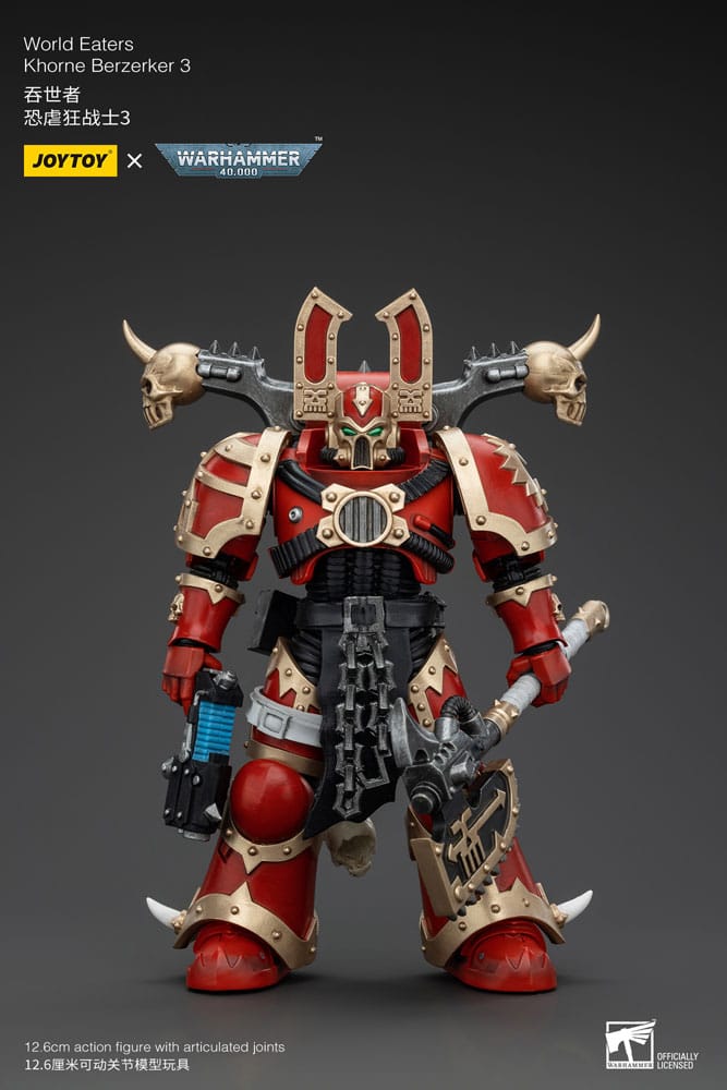 Warhammer 40k World Eaters Khorne Berzerker 3 13 cm 1/18 Action Figure