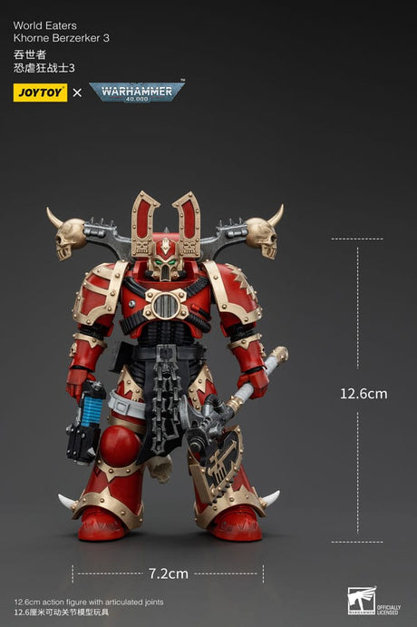 Warhammer 40k World Eaters Khorne Berzerker 3 13 cm 1/18 Action Figure
