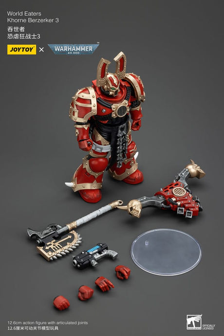 Warhammer 40k World Eaters Khorne Berzerker 3 13 cm 1/18 Action Figure
