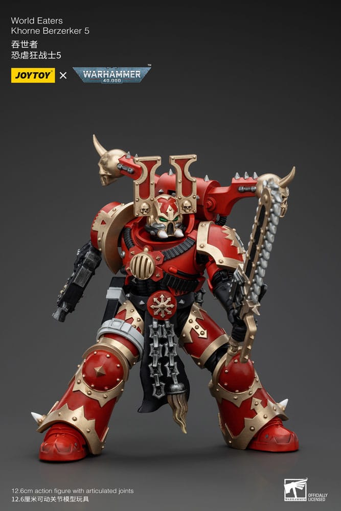 Warhammer 40k World Eaters Khorne Berzerker 5 13 cm 1/18 Action Figure