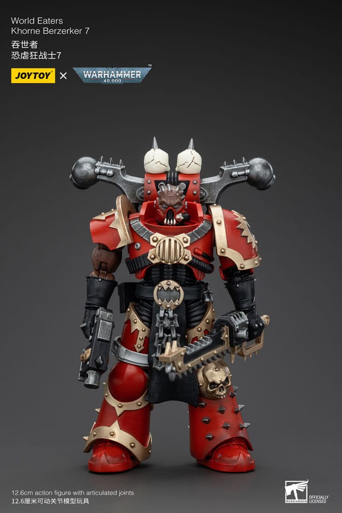 Warhammer 40k World Eaters Khorne Berzerker 7 13 cm 1/18 Action Figure