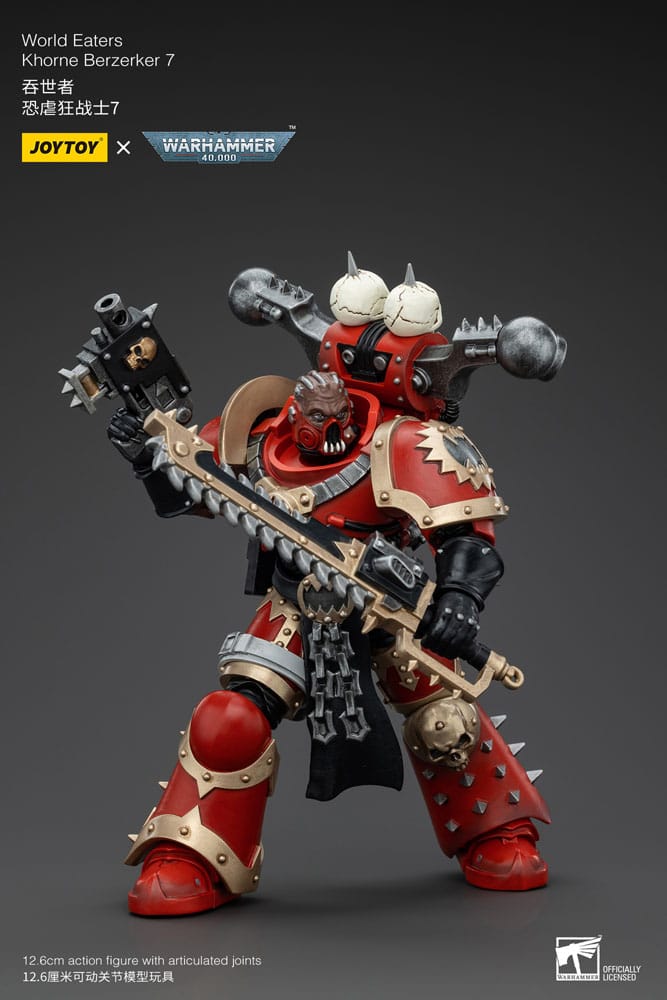 Warhammer 40k World Eaters Khorne Berzerker 7 13 cm 1/18 Action Figure