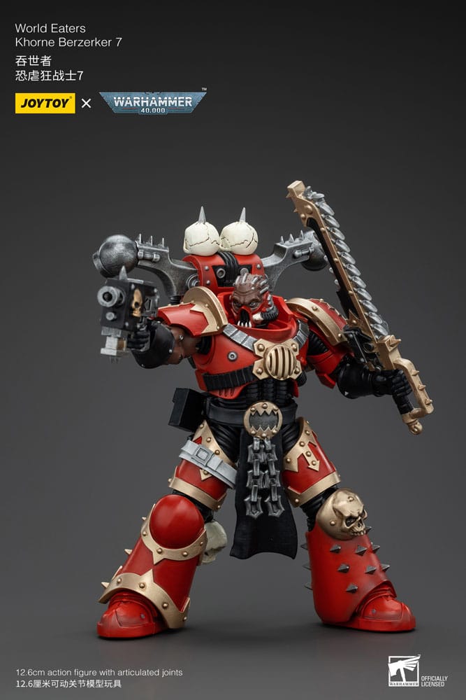 Warhammer 40k World Eaters Khorne Berzerker 7 13 cm 1/18 Action Figure
