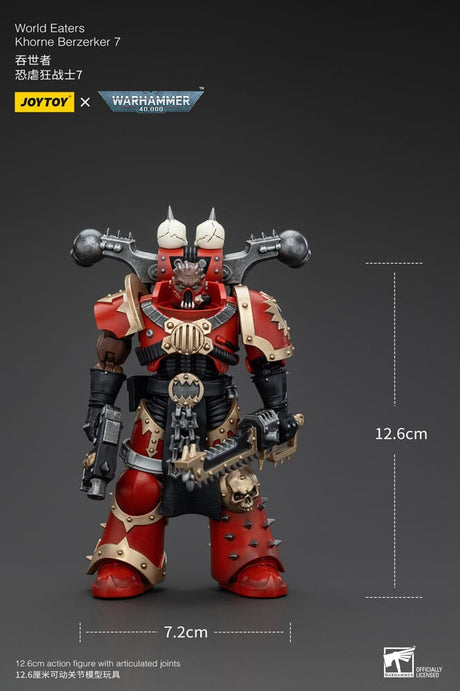 Warhammer 40k World Eaters Khorne Berzerker 7 13 cm 1/18 Action Figure