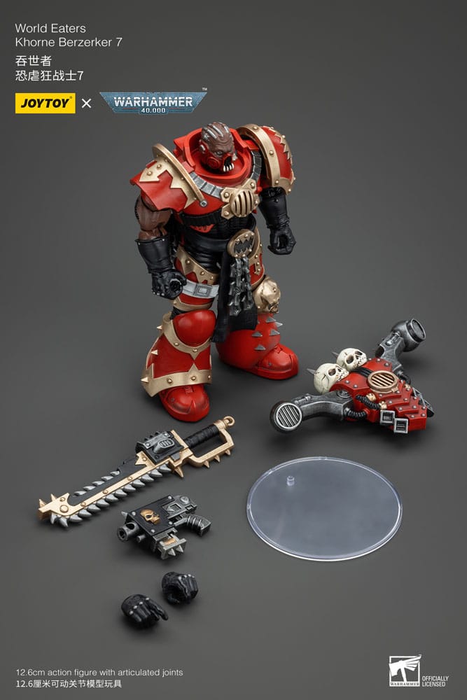 Warhammer 40k World Eaters Khorne Berzerker 7 13 cm 1/18 Action Figure