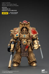 Warhammer The Horus Heresy Legio Custodes Aquilon Terminator Squad Aquilon with Infernus Firepike 14 cm 1/18 Action Figure