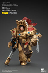 Warhammer The Horus Heresy Action Figure 1/18 Legio Custodes Aquilon Terminator Squad Aquilon with Infernus Firepike 14 cm