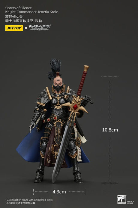 Warhammer The Horus Heresy Sisters of Silence Knight-Commander Jenetia Krole 19 cm Action Figure