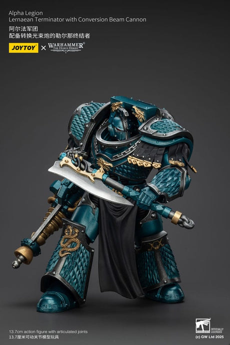 Warhammer The Horus Heresy Action Figure Alpha Legion Lernaean Terminator with Conversion Beam Cannon 20 cm