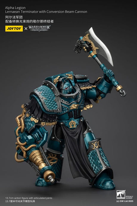 Warhammer The Horus Heresy Action Figure Alpha Legion Lernaean Terminator with Conversion Beam Cannon 20 cm