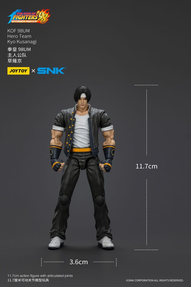 The King Of Fighters '98 Action Figure Hero Team Kyo Kusanagi 12 cm