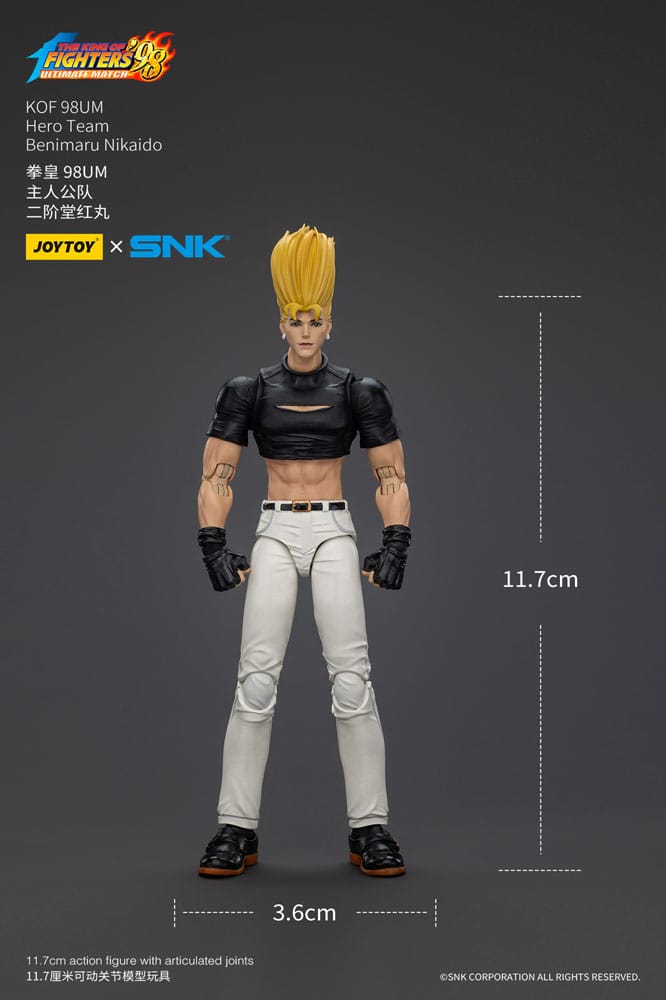 The King Of Fighters '98 Action Figure Hero Team Benimaru Nikaido 12 cm